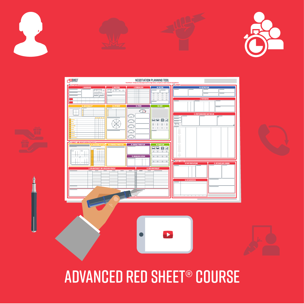 Online Public Course: Advanced Red Sheet® Negotiation - March and April 2026