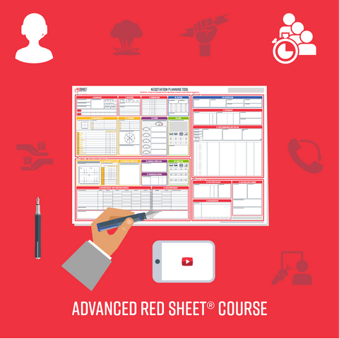 Online Public Course: Advanced Red Sheet® Negotiation - June and July 2024